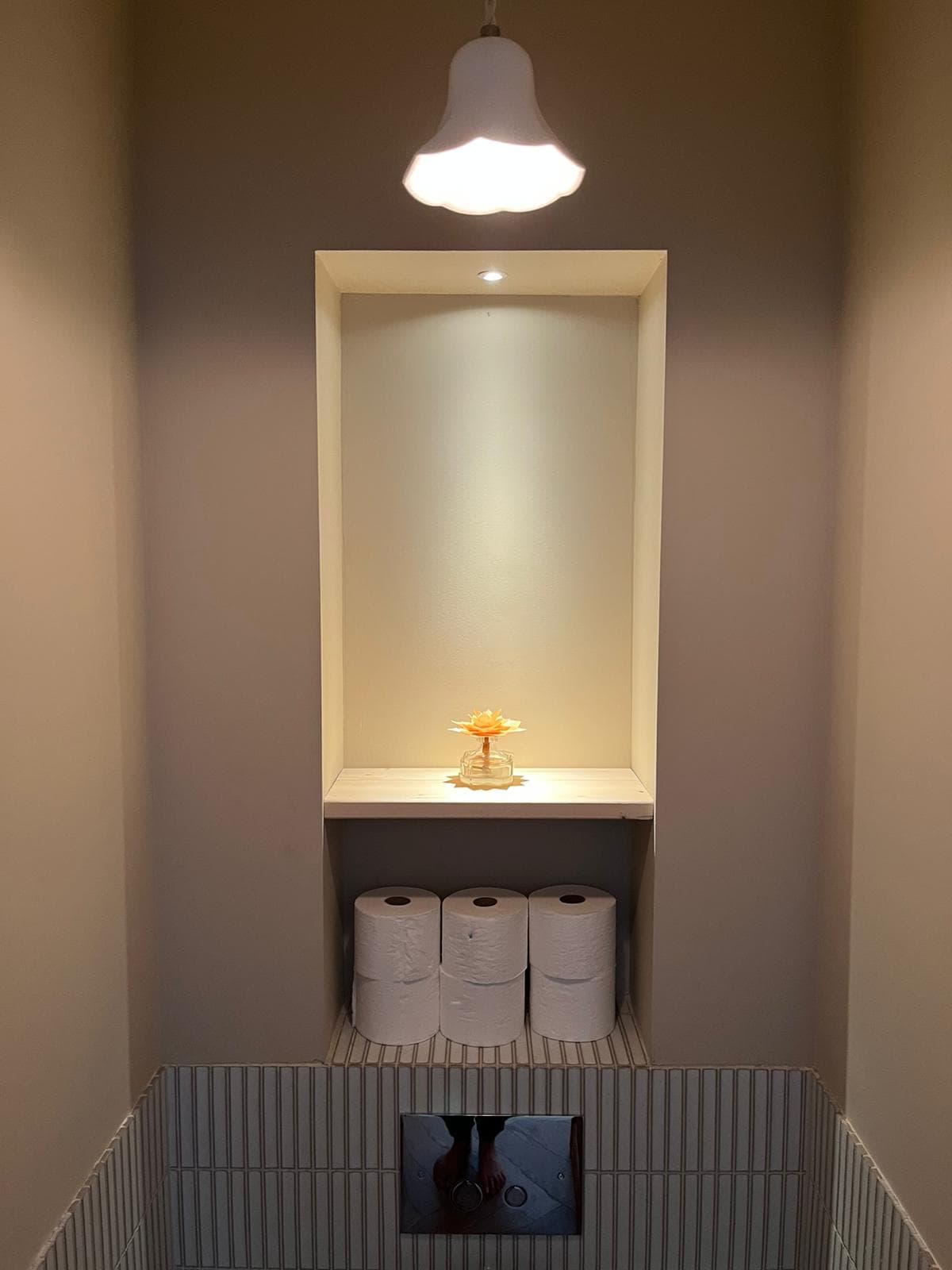 wc renovatie met nis